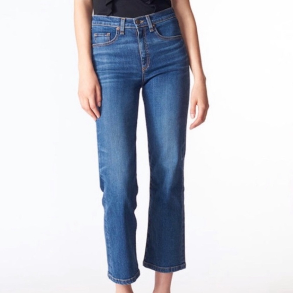 Veronica Beard Jeans Jackie 10” Straight Leg Size 29